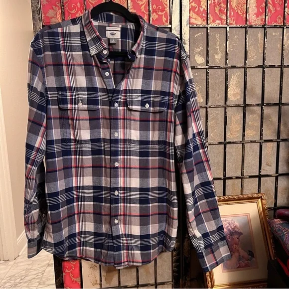 slim fit dress slacks NWT Old Navy Men's Slim-Fit Long Sleeve Plaid Flannel Shirt 100% soft – JNL  Trading
